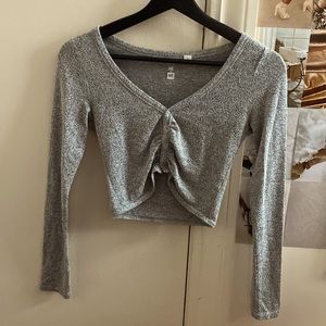 🚨AEROPOSTALE Long Sleeve Gray Crop🚨